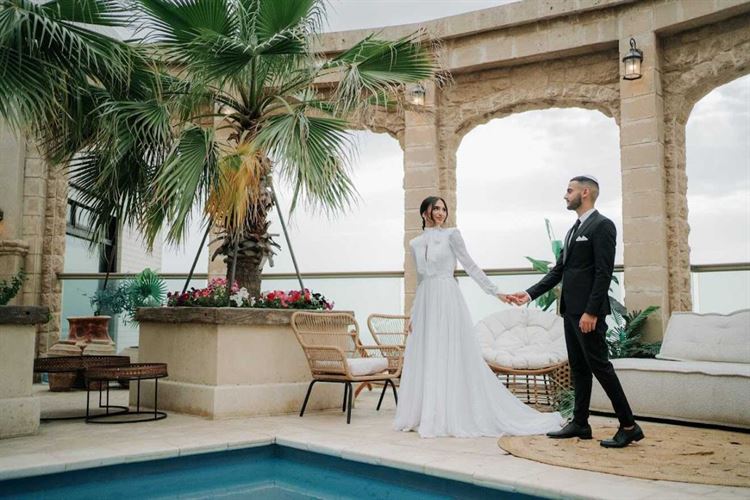 החתונה של שנהב ואוריה (צילום: יניב אסיאס)