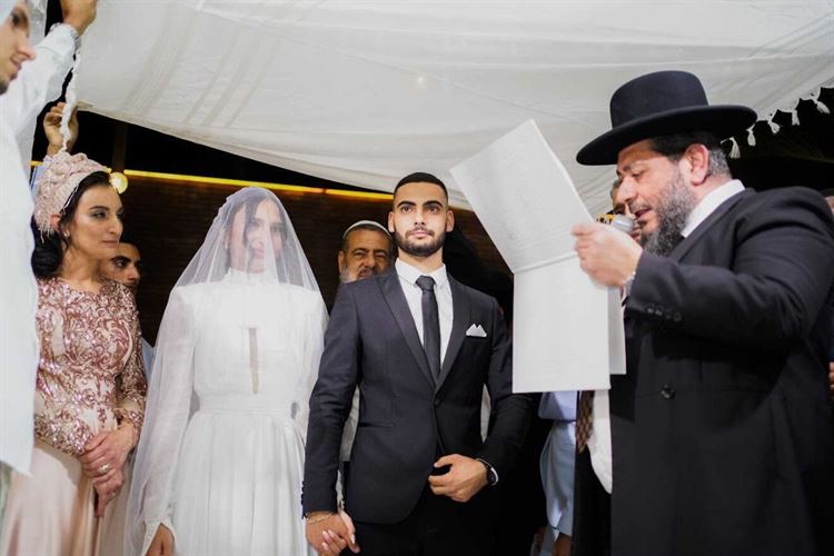 החתונה של שנהב ואוריה (צילום: יניב אסיאס)