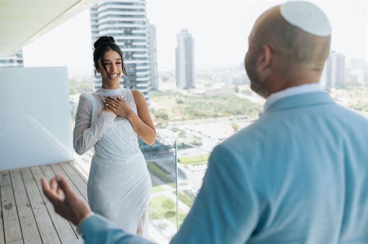 החתונה של עדי ורזי (צילום: שלומי ביטון)