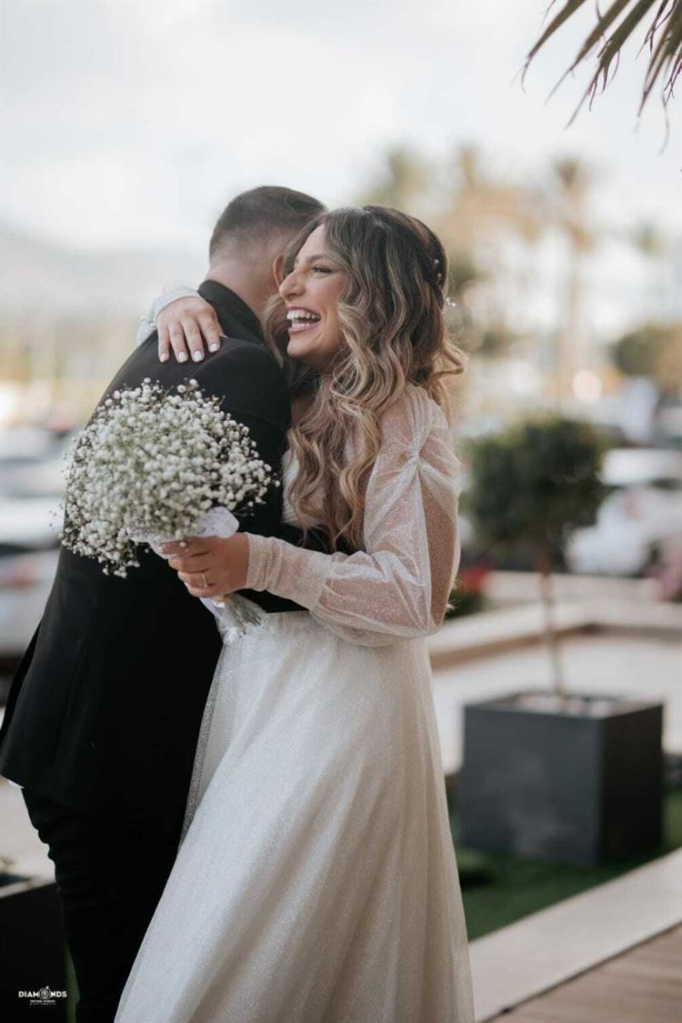 החתונה של חופית ודוד (צילום: דיימונדס)