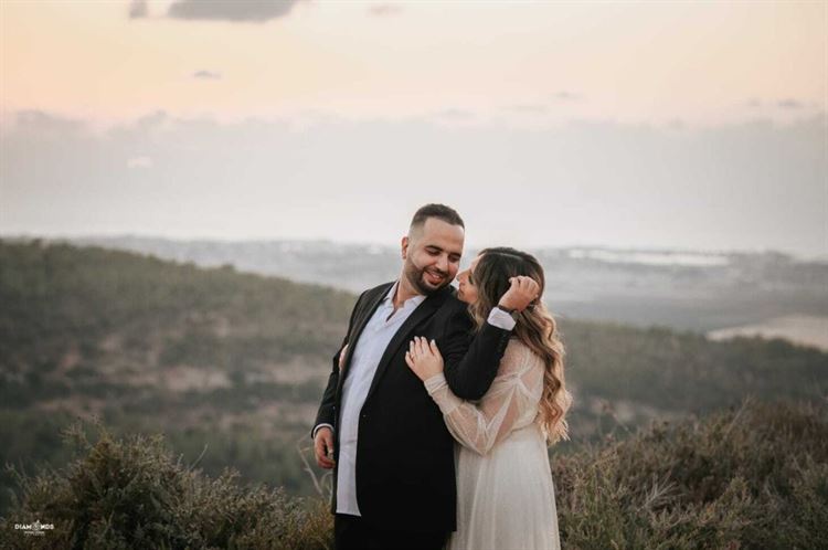 החתונה של חופית ודוד (צילום: דיימונדס)