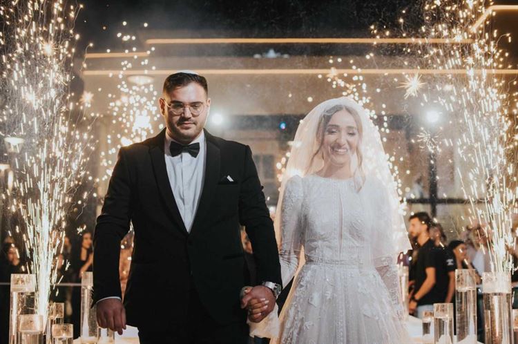 החתונה של קורל ודרור (צילום: משה עמר)