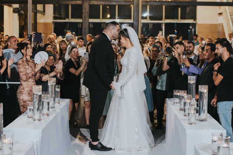 החתונה של קורל ודרור (צילום: משה עמר)