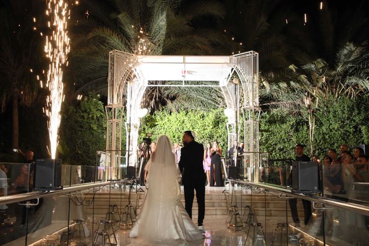 החתונה של לינוי וגולן (צילום: יגאל בוקובזה)