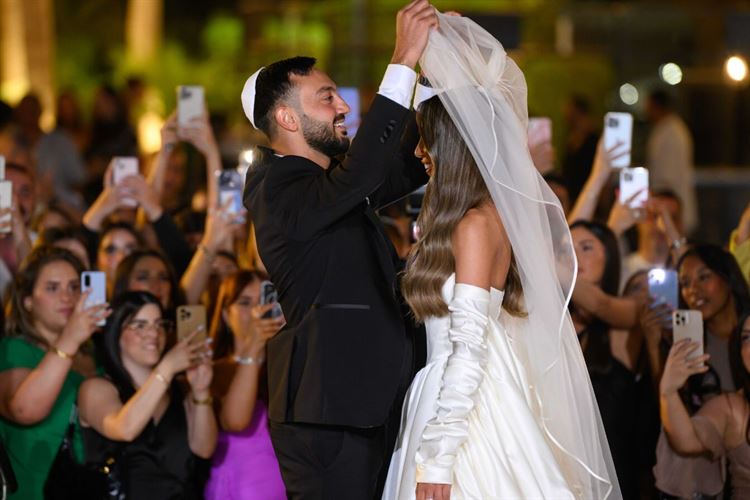החתונה של לינוי וגולן (צילום: יגאל בוקובזה)