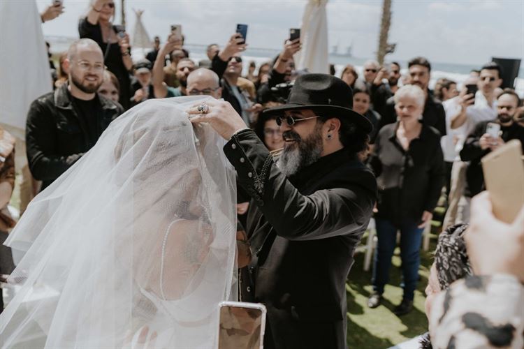 החתונה של אלעד ודריה (צילום: עידו סיטבון)