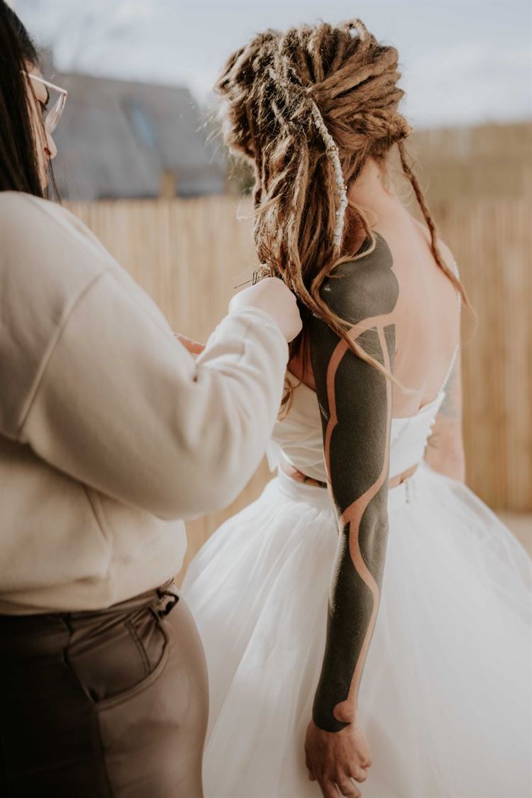 החתונה של אלעד ודריה (צילום: עידו סיטבון)