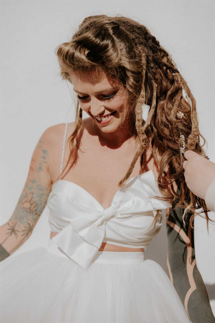 החתונה של אלעד ודריה (צילום: עידו סיטבון)