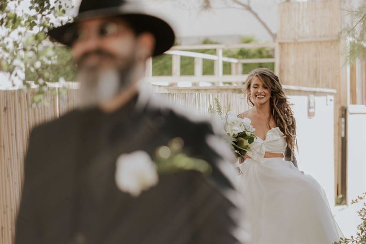 החתונה של אלעד ודריה (צילום: עידו סיטבון)