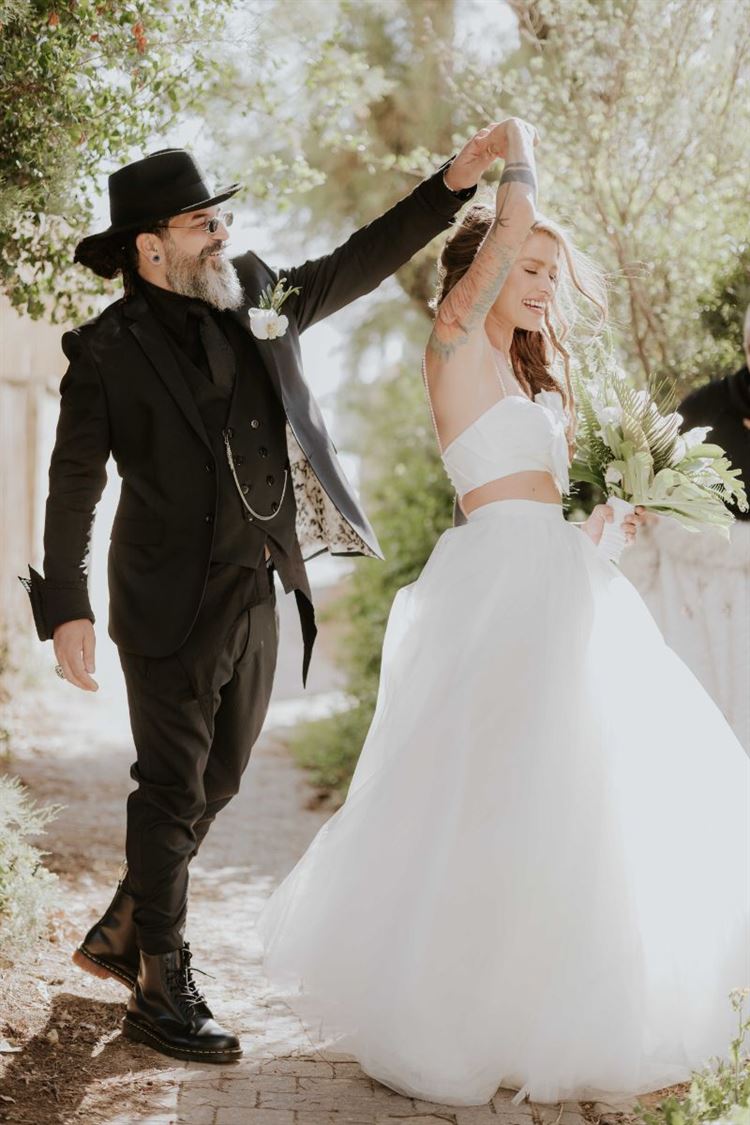 החתונה של אלעד ודריה (צילום: עידו סיטבון)