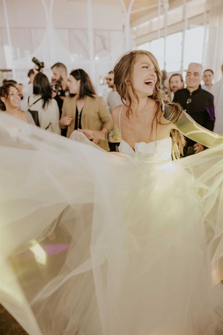 החתונה של אלעד ודריה (צילום: עידו סיטבון)