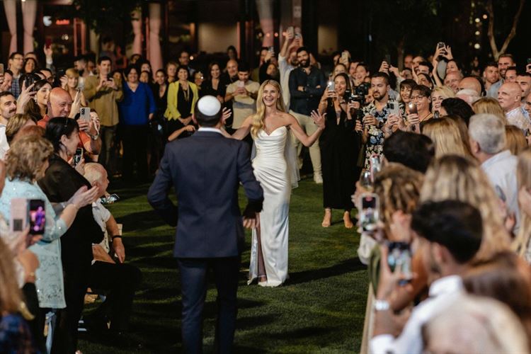 החתונה של טל ועומר (צילום: עדי עמראן)