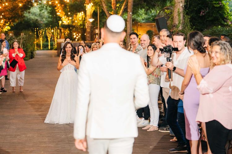 החתונה של קארין ודולב (צילום: אלמוג שלו - קליקה)