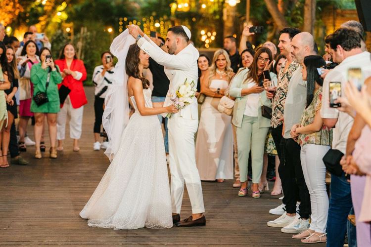 החתונה של קארין ודולב (צילום: אלמוג שלו - קליקה)