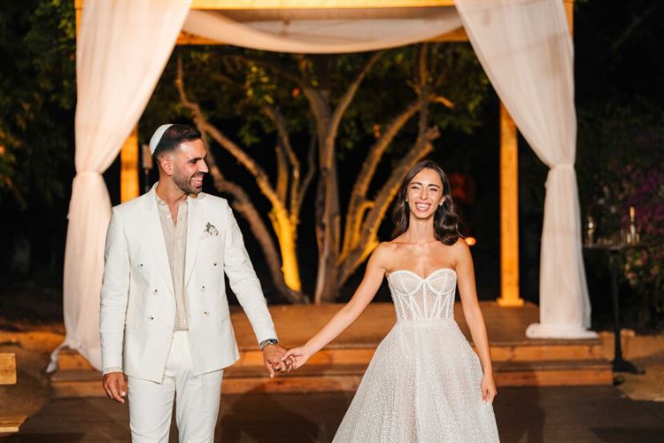 החתונה של קארין ודולב (צילום: אלמוג שלו - קליקה)