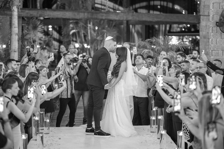 החתונה של שחר ואדיר (צילום: חנן לוסקי)