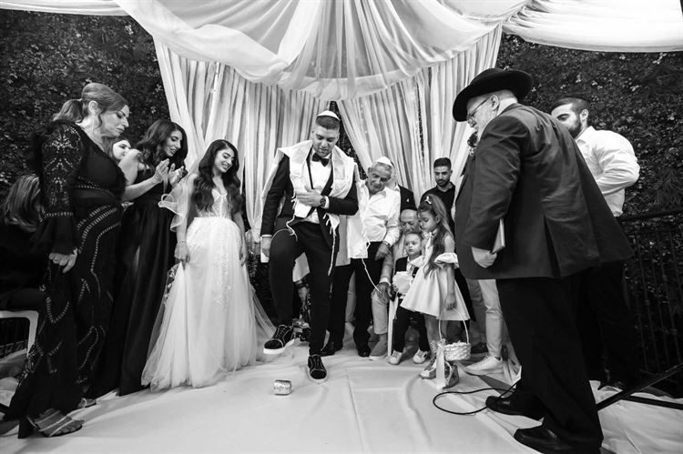 החתונה של שחר ואדיר (צילום: חנן לוסקי)