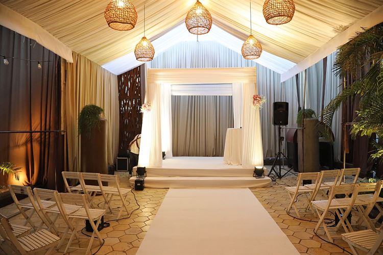 מתחם האירועים שלוש (צילום: וואלה! מזל טוב)