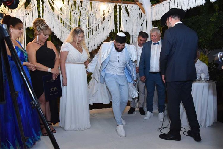 החתונה של קרן ועמית (צילום: שחר גל)