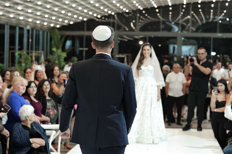 החתונה של מילנה ורוברט (צילום: מיקי סוויסה)