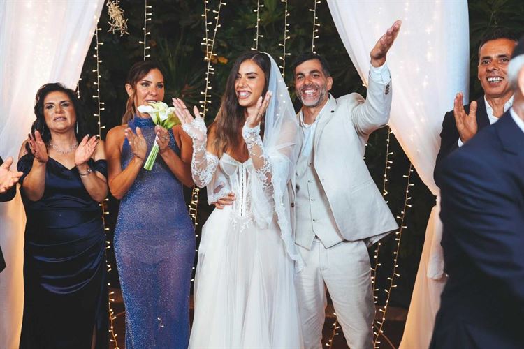 החתונה של נויה ועידן (צילום: אלדד צלמים)