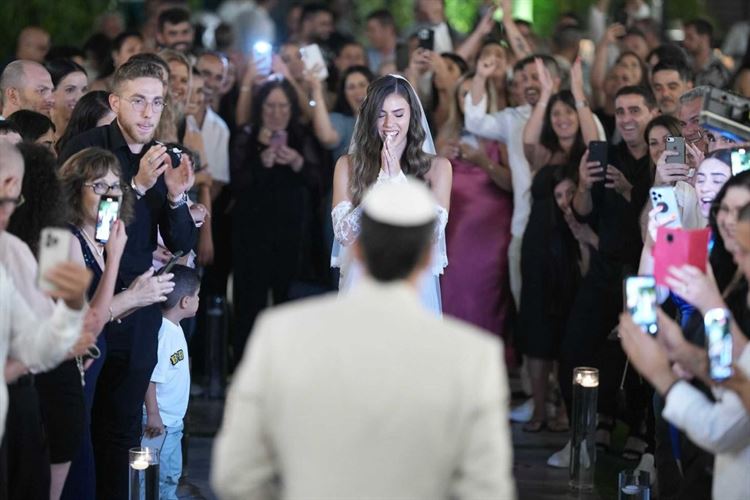 החתונה של נויה ועידן (צילום: אלדד צלמים)