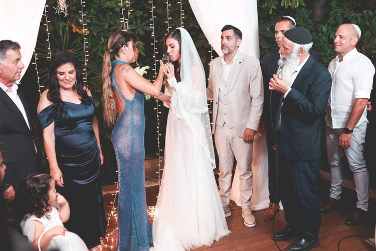 החתונה של נויה ועידן (צילום: אלדד צלמים)