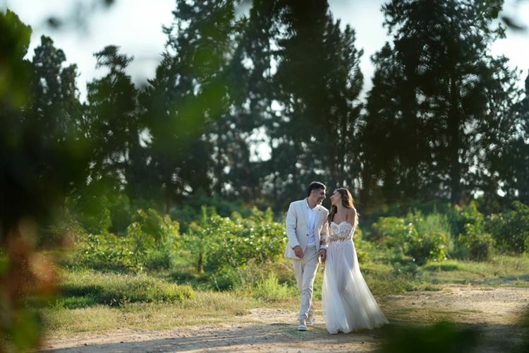 החתונה של נויה ועידן (צילום: אלדד צלמים)