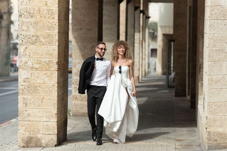 החתונה של אביטל ויהונתן (צילום: לוז)