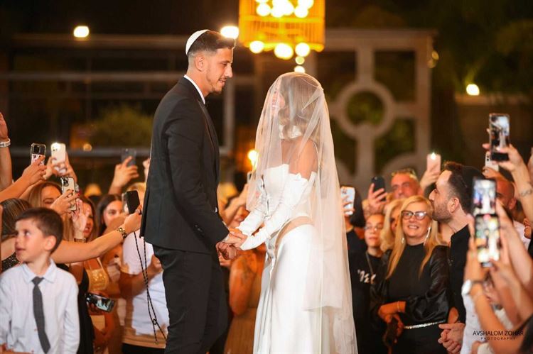 החתונה של לין ועמית (צילום: אבשלום זוהר)
