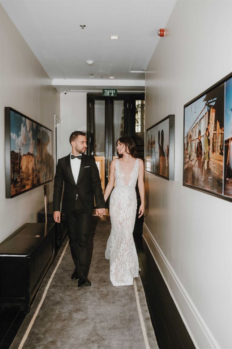 החתונה של עדי ובן (צילום: אלון גרובר)