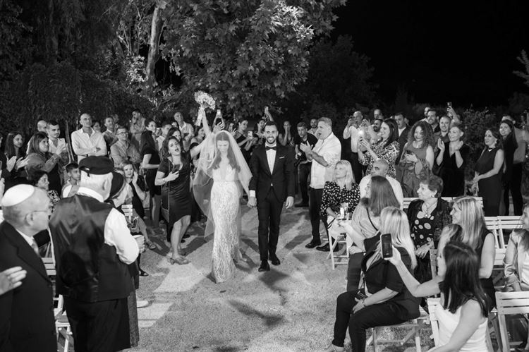 החתונה של עדי ובן (צילום: אלון גרובר)