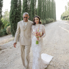 החתונה שתגרום לך לרצות לטוס לאיטליה: גבריאל ורן בטוסקנה