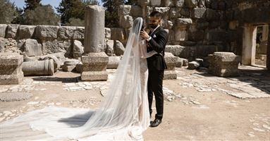 נשמה של מעצבת והמסורת הדרוזית: החתונה של ליאן וויסאם