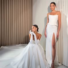 גאווה כחול־לבן: מורן טובול סוגרת את שבוע האופנה לכלות במילאנו 2026