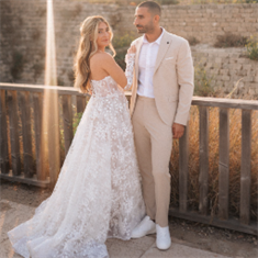 בזכות מלאכית בשמיים: סיפור החתונה המרגש של עדן ורז