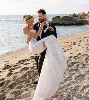 היכרות לא צפויה וחתונה מדויקת על הים: הסיפור של תם וגלעד