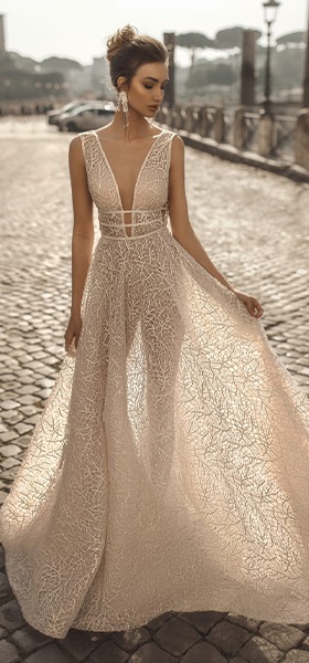 ניקה ריחני שמלות כלה וערב rome italy collection